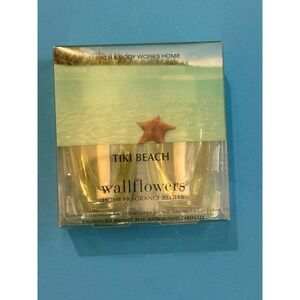 Bath & Body Works "TIKI BEACH" Wallflowers Home Fragrance Refills 2-Pk 24ml